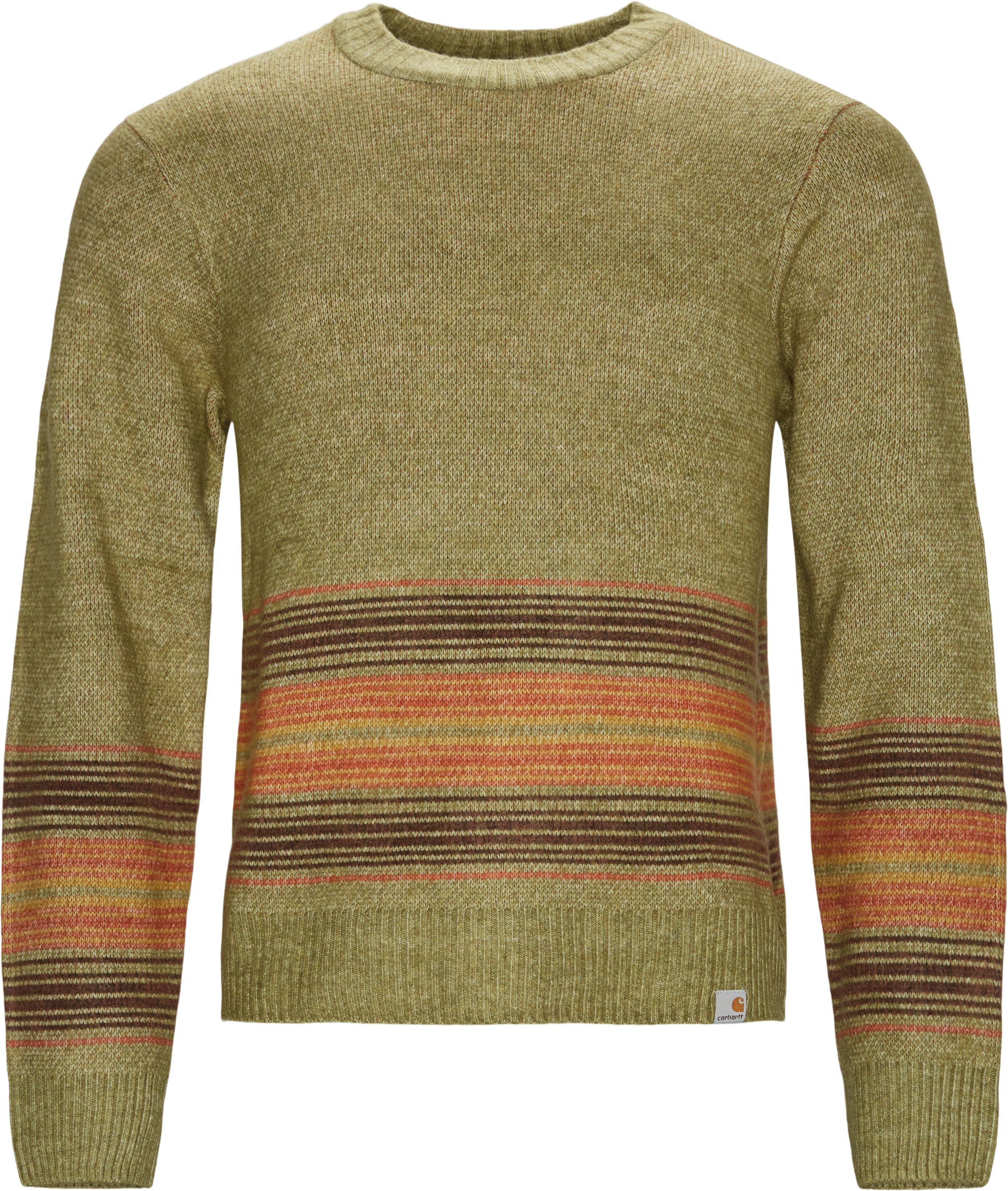 Dillon Sweater  - Stickat - Regular fit - Grön
